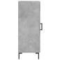 vidaXL Aparador de madera contrachapada gris hormigón 34,5x34x90 cm vidaXL Aparador de madera contrachapada gris hormigón 34,5x34x90 cm