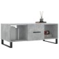 vidaXL Mesa de centro madera contrachapada gris hormigón 102x50x40 cm vidaXL Mesa de centro madera contrachapada gris hormigón 102x50x40 cm