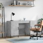 vidaXL Escritorio madera de ingeniería gris hormigón 140x50x75 cm vidaXL Escritorio madera de ingeniería gris hormigón 140x50x75 cm