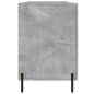 vidaXL Escritorio madera de ingeniería gris hormigón 140x50x75 cm vidaXL Escritorio madera de ingeniería gris hormigón 140x50x75 cm