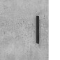 vidaXL Armario de pared gris hormigón 69,5x34x90 cm