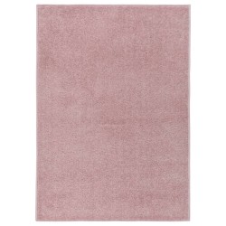 vidaXL Alfombra de pelo corto rosa 240x340 cm