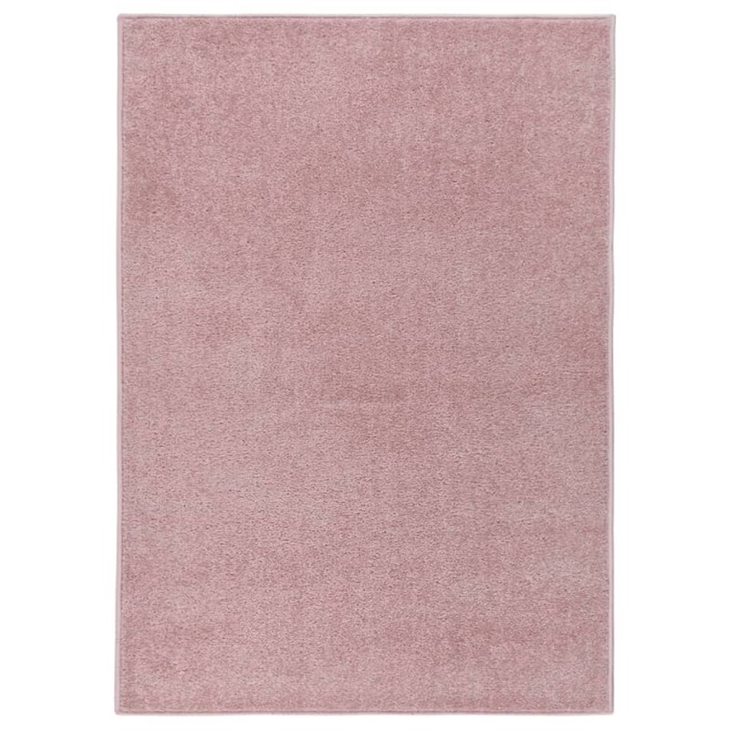 vidaXL Alfombra de pelo corto rosa 240x340 cm vidaXL Alfombra de pelo corto rosa 240x340 cm