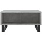 vidaXL Mesa de centro madera de ingeniería gris hormigón 60x60x30 cm vidaXL Mesa de centro madera de ingeniería gris hormigón 60x60x30 cm