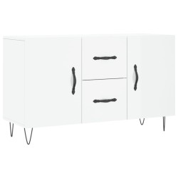 vidaXL Aparador de madera de ingeniería blanco brillante 100x36x60 cm