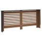 vidaXL Cubierta para radiador MDF negro 172x19x81,5 cm vidaXL Cubierta para radiador MDF negro 172x19x81,5 cm