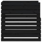 vidaXL Compostador de madera maciza de pino negro 80x80x78 cm vidaXL Compostador de madera maciza de pino negro 80x80x78 cm