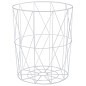 vidaXL Mesa de centro blanco Ø 47 cm vidaXL Mesa de centro blanco Ø 47 cm