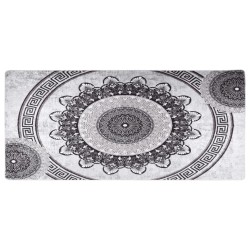 vidaXL Alfombra lavable patchwork antideslizante multicolor 80x300 cm