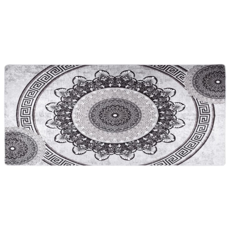 vidaXL Alfombra lavable patchwork antideslizante multicolor 80x300 cm vidaXL Alfombra lavable patchwork antideslizante multicolor 80x300 cm