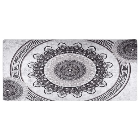 vidaXL Alfombra lavable patchwork antideslizante multicolor 80x300 cm