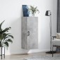 vidaXL Armario de pared gris hormigón 34,5x34x90 cm vidaXL Armario de pared gris hormigón 34,5x34x90 cm