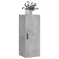vidaXL Armario de pared gris hormigón 34,5x34x90 cm vidaXL Armario de pared gris hormigón 34,5x34x90 cm