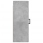vidaXL Armario de pared gris hormigón 34,5x34x90 cm vidaXL Armario de pared gris hormigón 34,5x34x90 cm