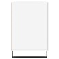 vidaXL Escritorio madera contrachapada blanco brillante 140x50x75 cm vidaXL Escritorio madera contrachapada blanco brillante 140x50x75 cm
