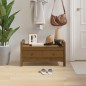 vidaXL Banco de recibidor madera maciza pino marrón miel 80x40x43 cm vidaXL Banco de recibidor madera maciza pino marrón miel 80x40x43 cm