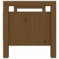 vidaXL Banco de recibidor madera maciza pino marrón miel 80x40x43 cm vidaXL Banco de recibidor madera maciza pino marrón miel 80x40x43 cm