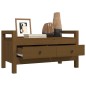 vidaXL Banco de recibidor madera maciza pino marrón miel 80x40x43 cm vidaXL Banco de recibidor madera maciza pino marrón miel 80x40x43 cm