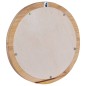 vidaXL Espejo de pared redondo teca 40 cm vidaXL Espejo de pared redondo teca 40 cm