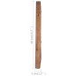 vidaXL Espejo de pared redondo teca 40 cm vidaXL Espejo de pared redondo teca 40 cm