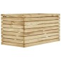 vidaXL Arriate de madera de pino impregnada 100x50x50 cm vidaXL Arriate de madera de pino impregnada 100x50x50 cm