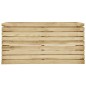 vidaXL Arriate de madera de pino impregnada 100x50x50 cm vidaXL Arriate de madera de pino impregnada 100x50x50 cm