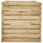 vidaXL Arriate de madera de pino impregnada 100x50x50 cm vidaXL Arriate de madera de pino impregnada 100x50x50 cm