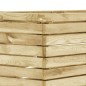 vidaXL Arriate de madera de pino impregnada 100x50x50 cm vidaXL Arriate de madera de pino impregnada 100x50x50 cm
