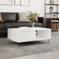 vidaXL Mesa de centro madera de ingeniería blanco brillo 90x60x35 cm vidaXL Mesa de centro madera de ingeniería blanco brillo 90x60x35 cm