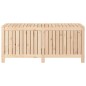 vidaXL Caja de almacenaje jardín madera maciza de pino 147x68x64 cm