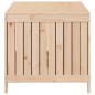 vidaXL Caja de almacenaje jardín madera maciza de pino 147x68x64 cm