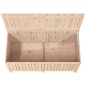 vidaXL Caja de almacenaje jardín madera maciza de pino 147x68x64 cm
