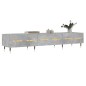 vidaXL Mueble para TV madera de ingeniería gris hormigón 150x36x30 cm