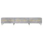 vidaXL Mueble para TV madera de ingeniería gris hormigón 150x36x30 cm
