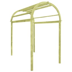 vidaXL Arco enrejado de madera de pino impregnada 125x150x235 cm