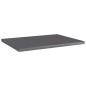 vidaXL Estante estantería 8 uds contrachapada gris brillo 40x30x1,5 cm vidaXL Estante estantería 8 uds contrachapada gris brillo 40x30x1,5 cm