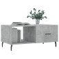 vidaXL Mesa de centro madera contrachapada gris hormigón 90x50x40 cm vidaXL Mesa de centro madera contrachapada gris hormigón 90x50x40 cm