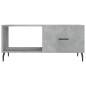 vidaXL Mesa de centro madera contrachapada gris hormigón 90x50x40 cm vidaXL Mesa de centro madera contrachapada gris hormigón 90x50x40 cm