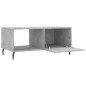 vidaXL Mesa de centro madera contrachapada gris hormigón 90x50x40 cm vidaXL Mesa de centro madera contrachapada gris hormigón 90x50x40 cm