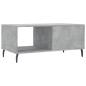 vidaXL Mesa de centro madera contrachapada gris hormigón 90x50x40 cm vidaXL Mesa de centro madera contrachapada gris hormigón 90x50x40 cm