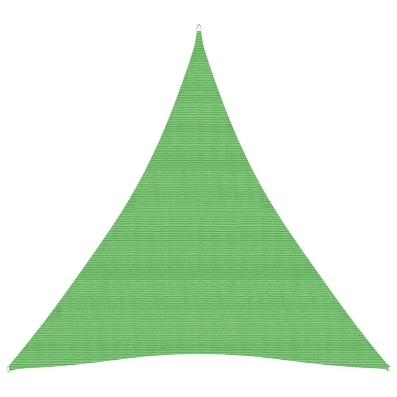 vidaXL Toldo de vela HDPE verde claro 160 g/m² 4x5x5 m vidaXL Toldo de vela HDPE verde claro 160 g/m² 4x5x5 m