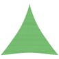 vidaXL Toldo de vela HDPE verde claro 160 g/m² 4x5x5 m vidaXL Toldo de vela HDPE verde claro 160 g/m² 4x5x5 m