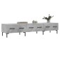 vidaXL Mueble para TV madera de ingeniería gris hormigón 150x36x30 cm