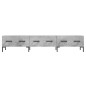 vidaXL Mueble para TV madera de ingeniería gris hormigón 150x36x30 cm
