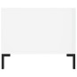 vidaXL Mesa de centro madera contrachapada blanco brillo 102x50x40 cm vidaXL Mesa de centro madera contrachapada blanco brillo 102x50x40 cm