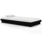 vidaXL Estructura de cama madera maciza negra 100x200 cm vidaXL Estructura de cama madera maciza negra 100x200 cm