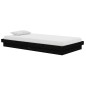 vidaXL Estructura de cama madera maciza negra 100x200 cm vidaXL Estructura de cama madera maciza negra 100x200 cm