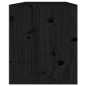 vidaXL Armario de pared 2 uds madera maciza de pino negro 45x30x35 cm vidaXL Armario de pared 2 uds madera maciza de pino negro 45x30x35 cm