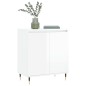 vidaXL Aparador de madera contrachapada blanco brillante 60x35x70 cm vidaXL Aparador de madera contrachapada blanco brillante 60x35x70 cm