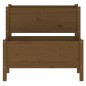 vidaXL Jardinera de madera maciza de pino marrón miel 84,5x84x75 cm vidaXL Jardinera de madera maciza de pino marrón miel 84,5x84x75 cm